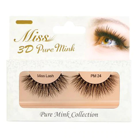 PM24 - 3D Pure Mink Lashes