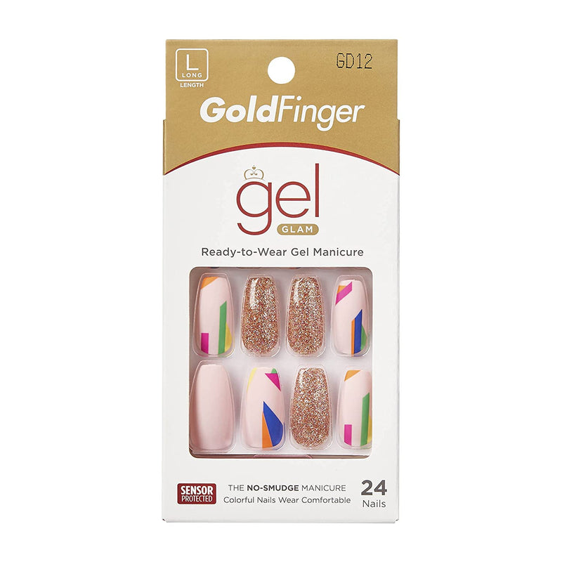 Gel Glam Design Nails