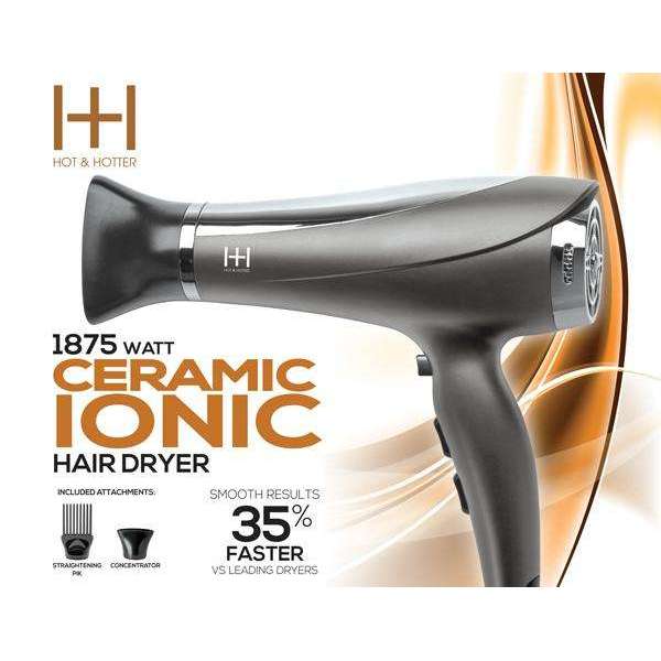 Hot & Hotter Ceramic Ionic Hair Dryer