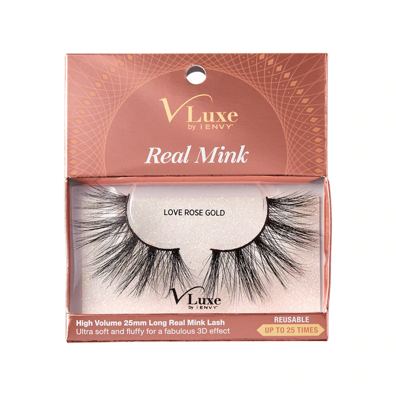 Love Rose Gold - Real Mink Lashes