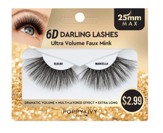 Marcella - 6D Darling Lashes 25mm (Ultra Volume Faux Mink)