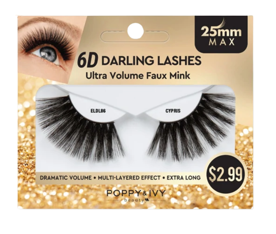 Cypris - 6D Darling Lashes 25mm (Ultra Volume Faux Mink)