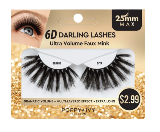 Dita - 6D Darling Lashes 25mm (Ultra Volume Faux Mink)